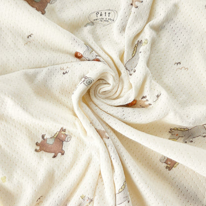 Horse Baby 滑板馬仔初生Orangic Swaddle Blanket 包被