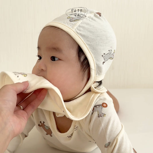 Horse Baby 滑板馬仔初生Orangic Bib