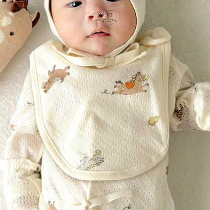 Horse Baby 滑板馬仔初生Orangic Bib