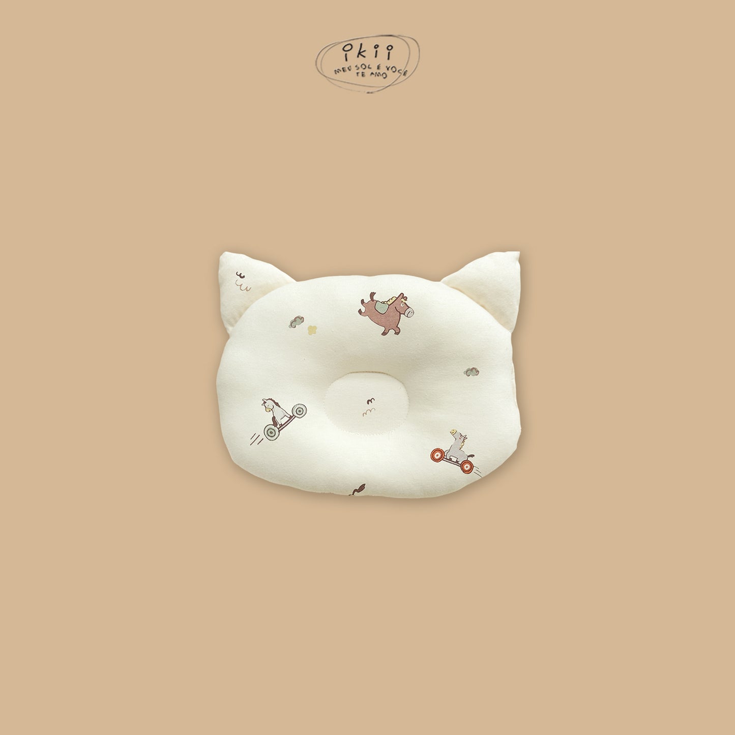 Horse Baby 滑板馬仔初生Orangic Pillow