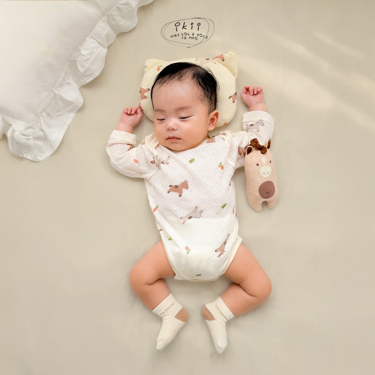 Horse Baby 蘿蔔馬仔初生包屁衣 Bodysuit