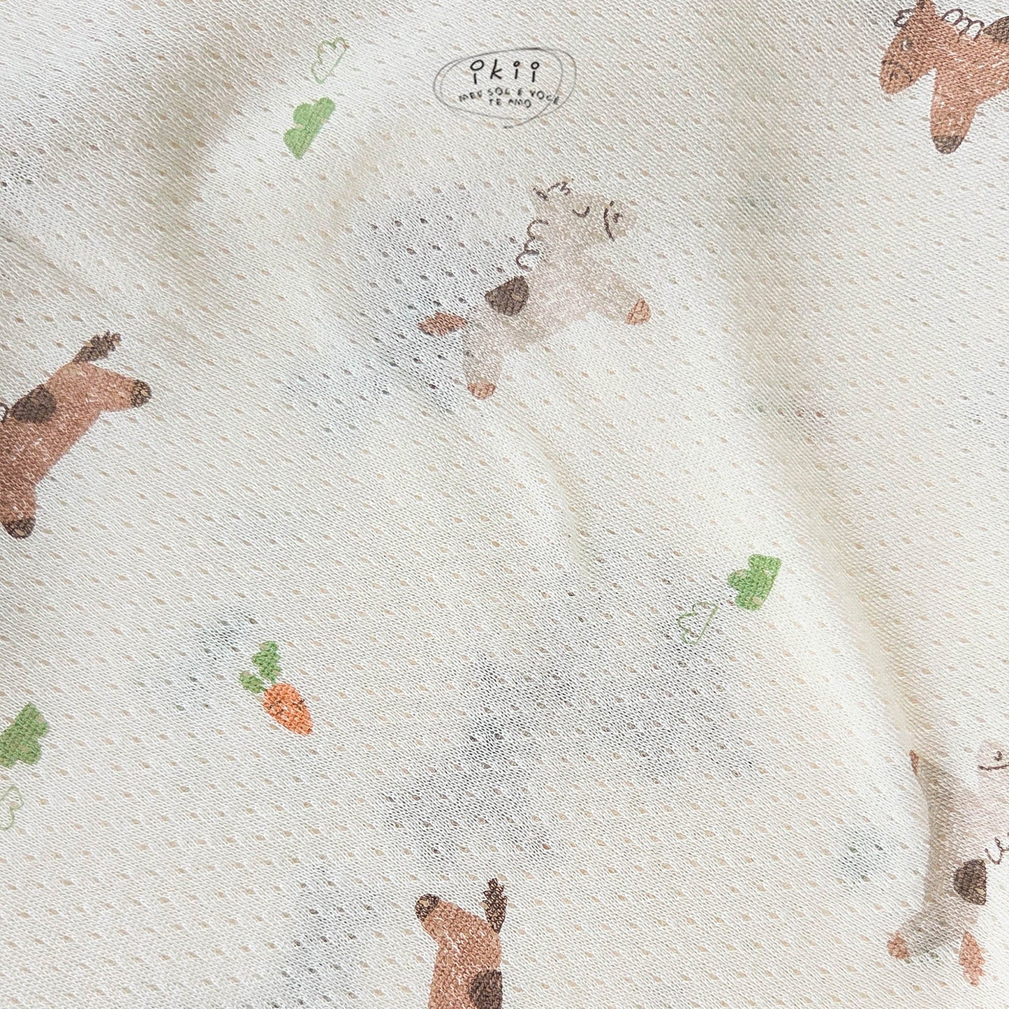 Horse Baby 蘿蔔馬仔初生Orangic Swaddle Blanket 包被