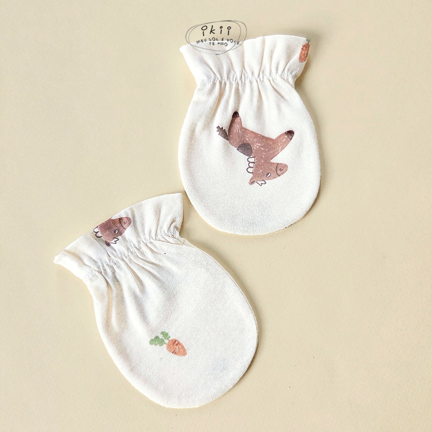 Horse Baby 蘿蔔馬仔初生Orangic Hand Wrap 手套