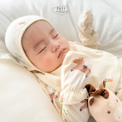 Horse Baby 蘿蔔馬仔初生Orangic Hand Wrap 手套