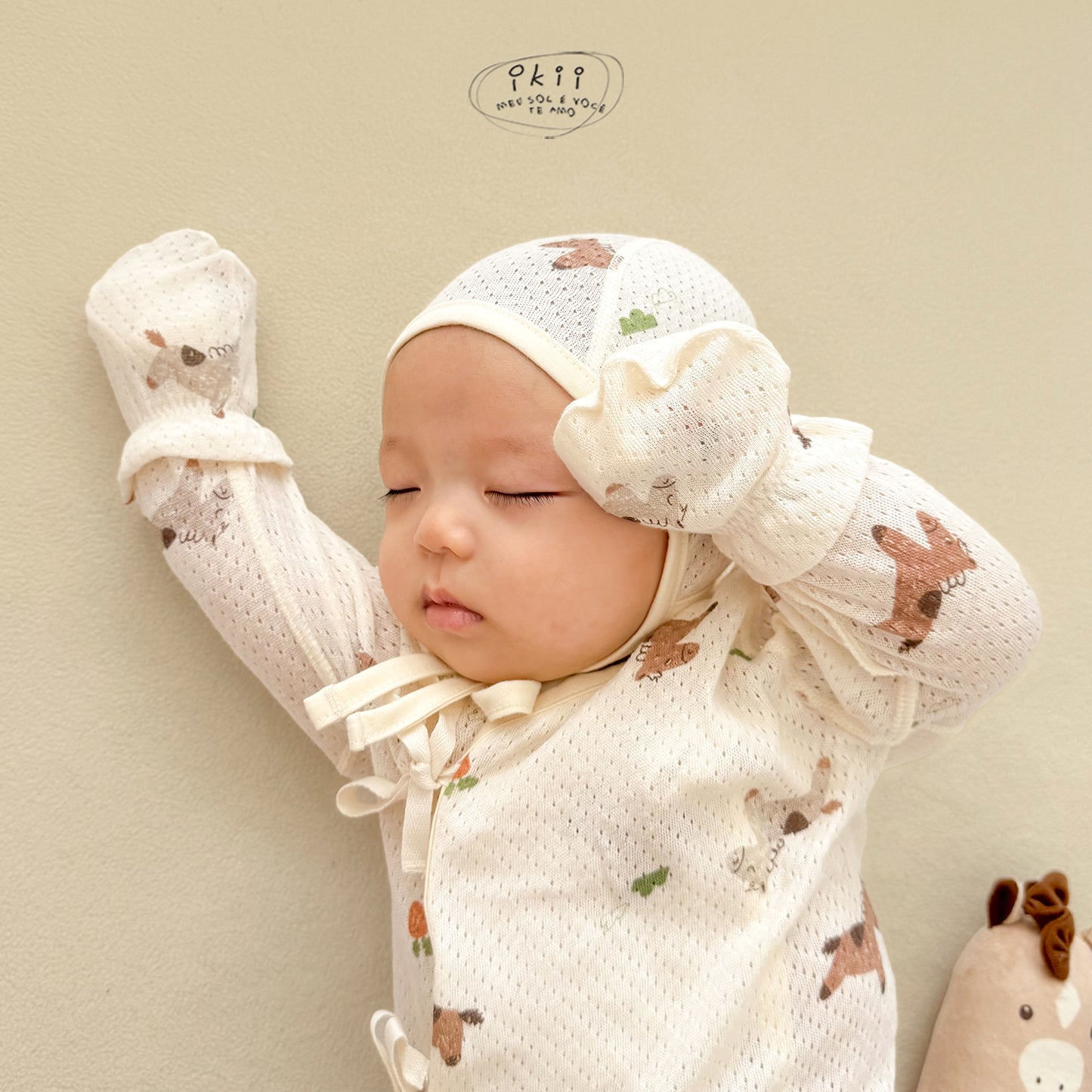 Horse Baby 蘿蔔馬仔初生Orangic Hand Wrap 手套