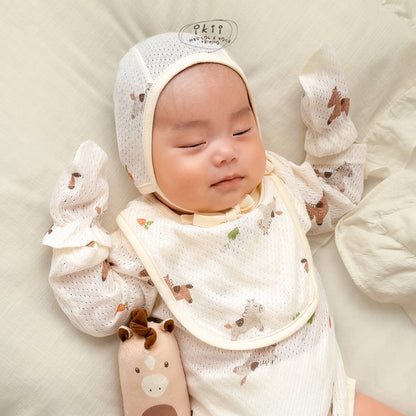 Horse Baby 蘿蔔馬仔初生Orangic Bib