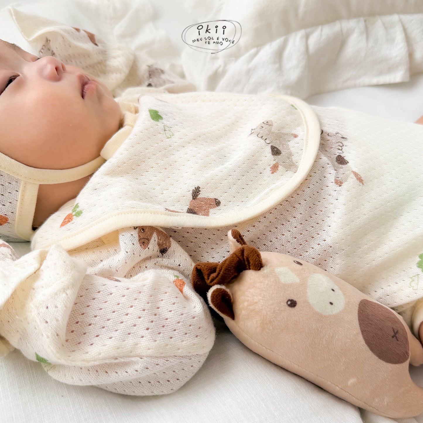 Horse Baby 蘿蔔馬仔初生Orangic Bib