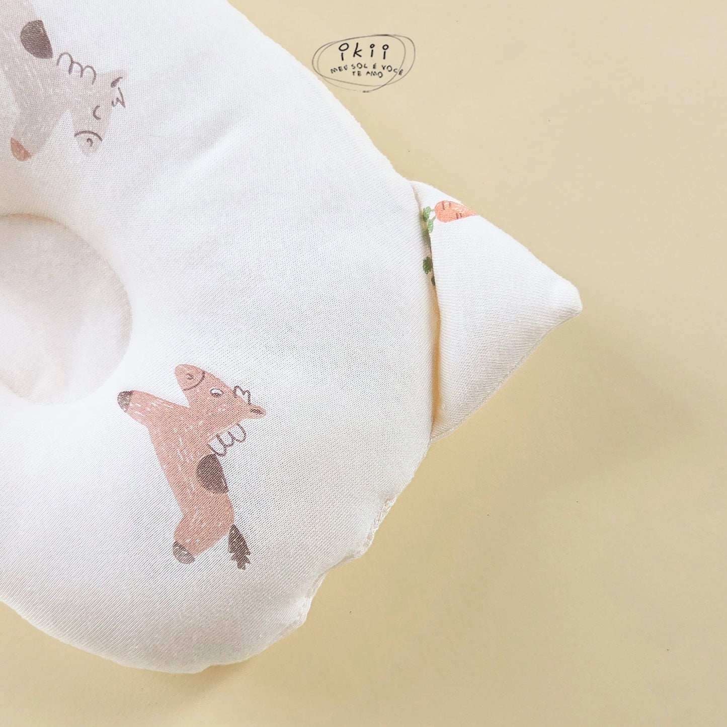 Horse Baby 蘿蔔馬仔初生Orangic Pillow