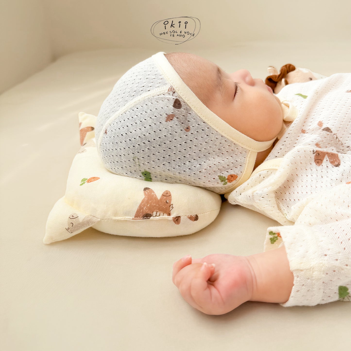 Horse Baby 蘿蔔馬仔初生Orangic Pillow