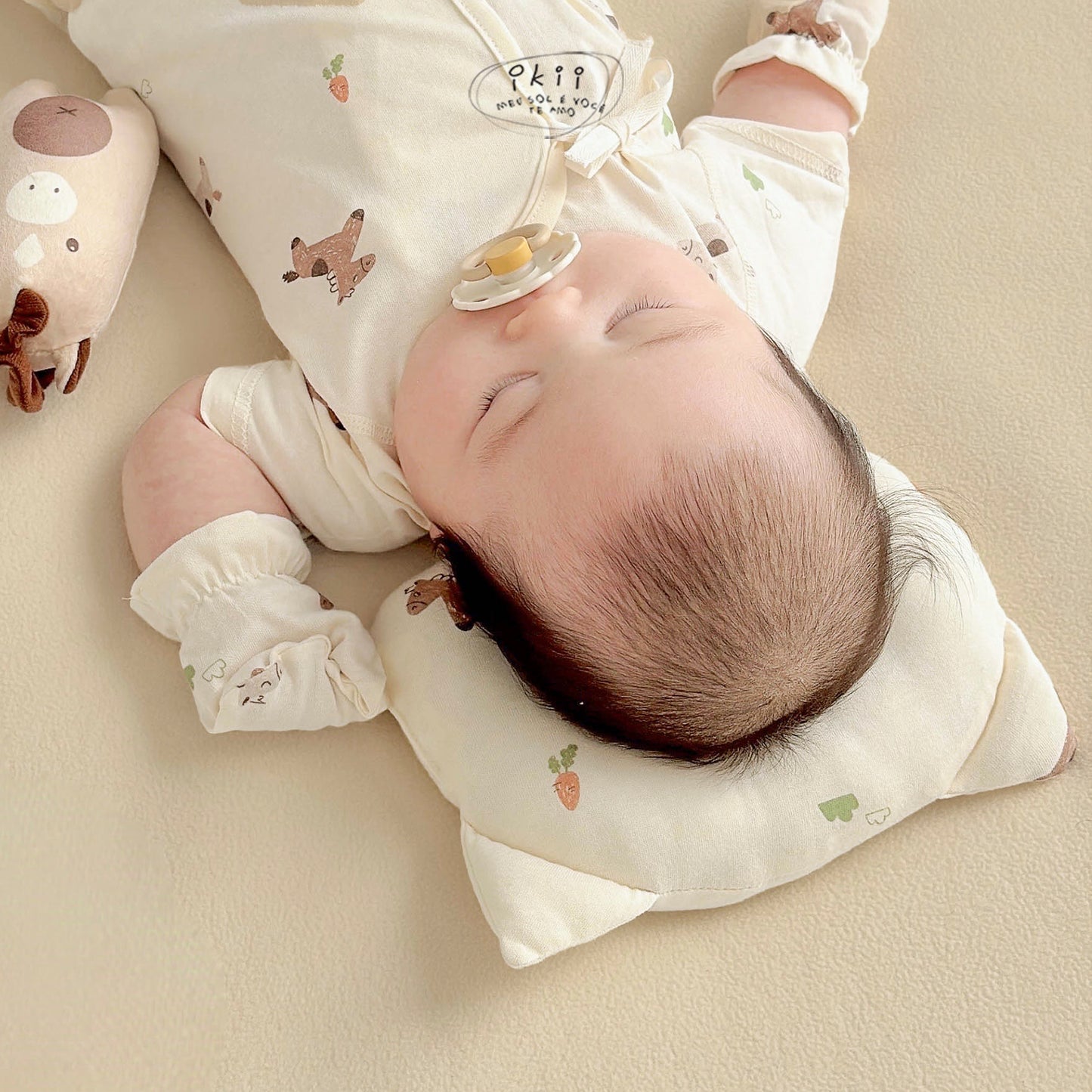 Horse Baby 蘿蔔馬仔初生Orangic Pillow