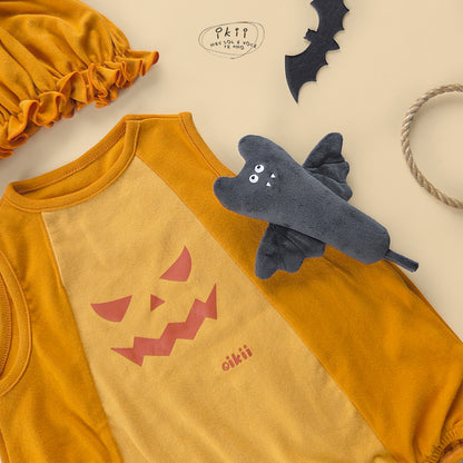 預訂中) Halloween 2025 新品 氣球南瓜兩件套裝（連身衣+帽子）