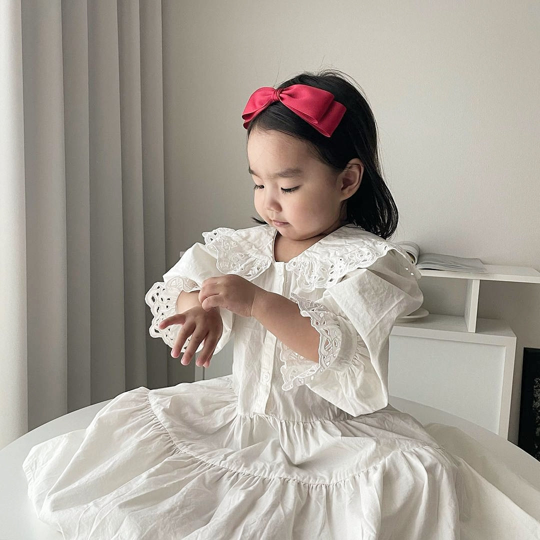 𝚑𝚊𝚗𝚍𝚖𝚊𝚍𝚎 ✿ Ribbon Hairband (43cm)