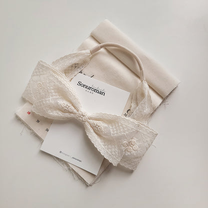 𝚑𝚊𝚗𝚍𝚖𝚊𝚍𝚎 ✿ Ribbon Hairband (42cm)