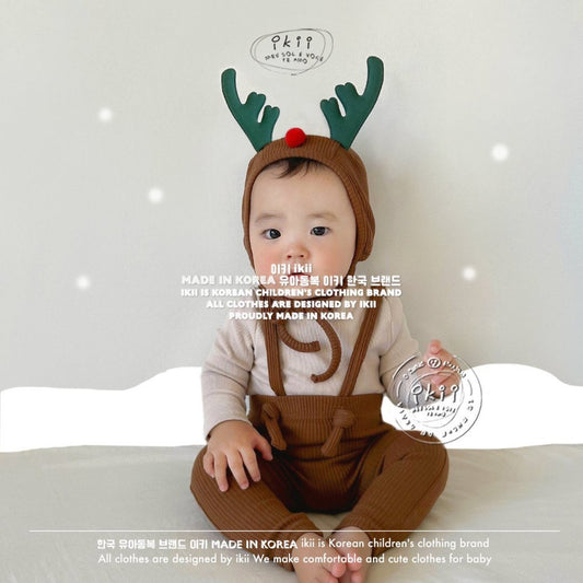 預訂) Christmas Collection Rudolph Leggings 2set (Leggings + Hat)