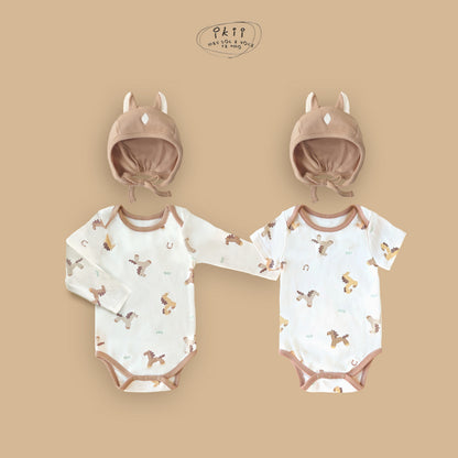 Horse Baby 可愛馬仔連身衣連帽套裝 (Farm Horse)