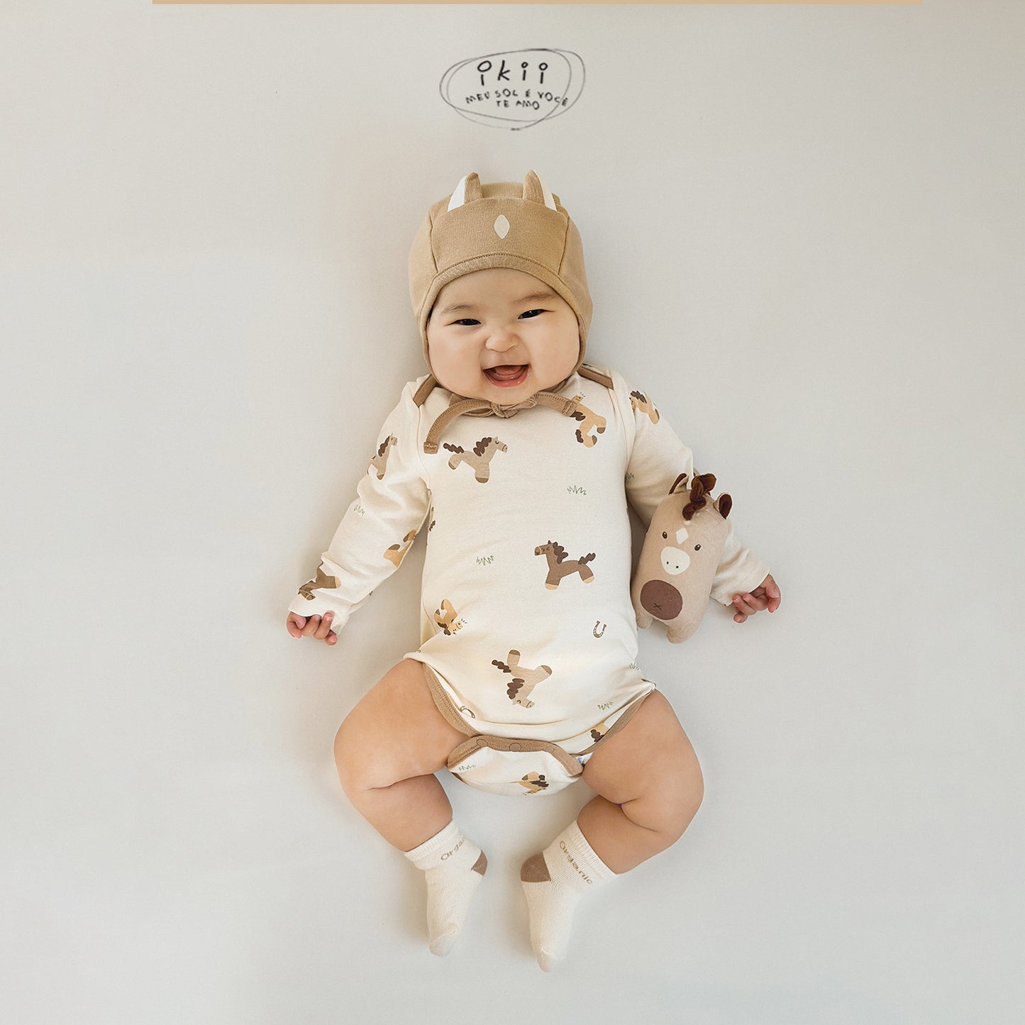 Horse Baby 可愛馬仔連身衣連帽套裝 (Farm Horse)