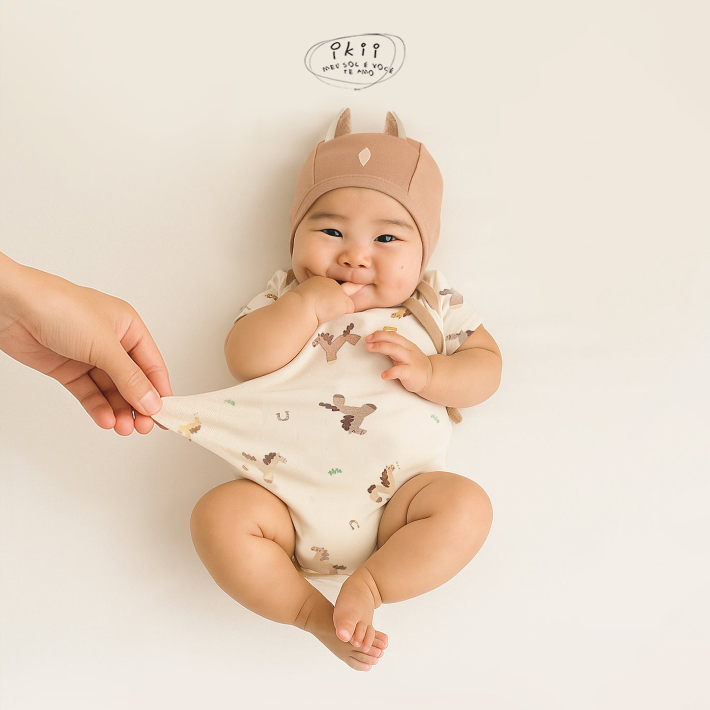 Horse Baby 可愛馬仔連身衣連帽套裝 (Farm Horse)