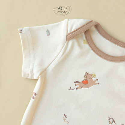 Horse Baby 可愛馬仔連身衣連帽套裝 (Scooter Horse)