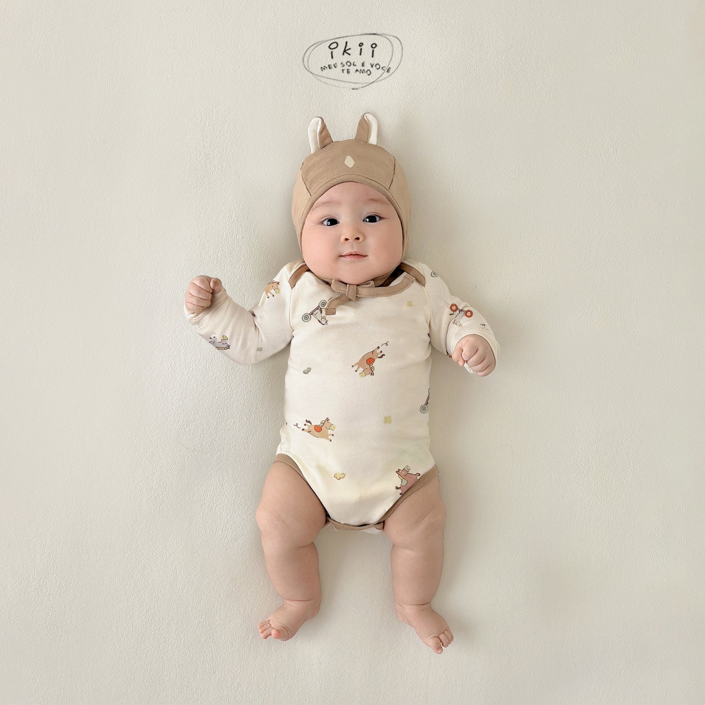 Horse Baby 可愛馬仔連身衣連帽套裝 (Scooter Horse)