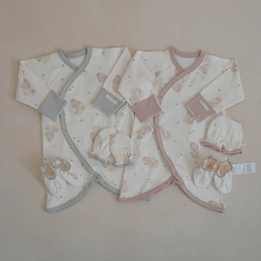 Preorder) Peekaboo Newborn Nernar Bodysuit set