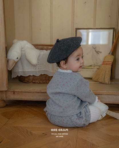 1GRAM 1그램 /小清新系列 🤍秋冬預訂 Dona Cardigan / Bloomers (6m-3y)