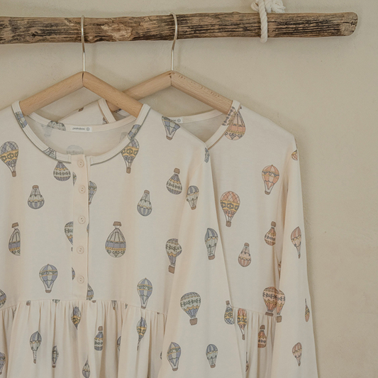 Preorder) Peekaboo / Autumn Spring (Long) Balloon Pajama Mom