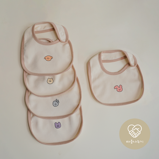 Preorder) Peekaboo x Mindlemaum organic Bib