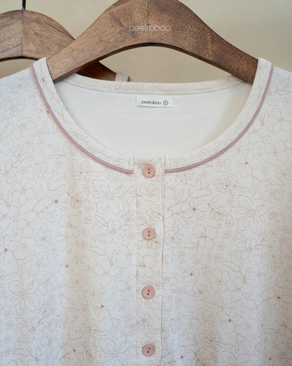 Preorder) Peekaboo / Autumn Spring Blossom Mom Pajama