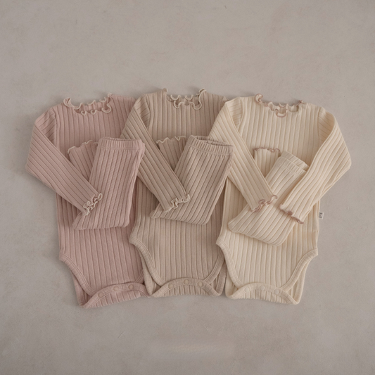 Preorder) Peekaboo / AS Riley Baby Suit Set