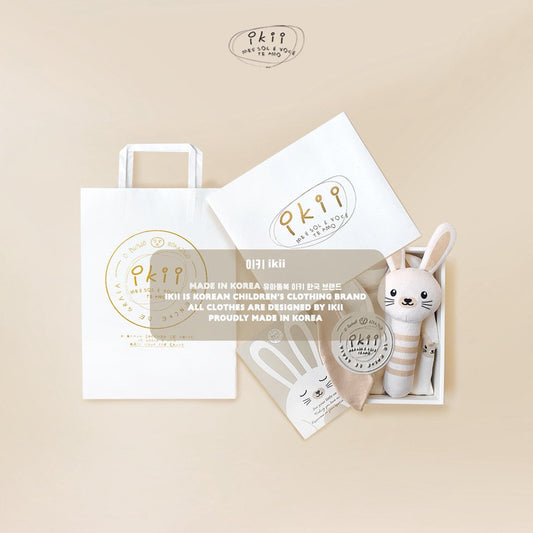 現貨) Bunny Doll Baby Suit Newborn Gift Set 兔兔安撫公仔 包屁衣連帽套裝