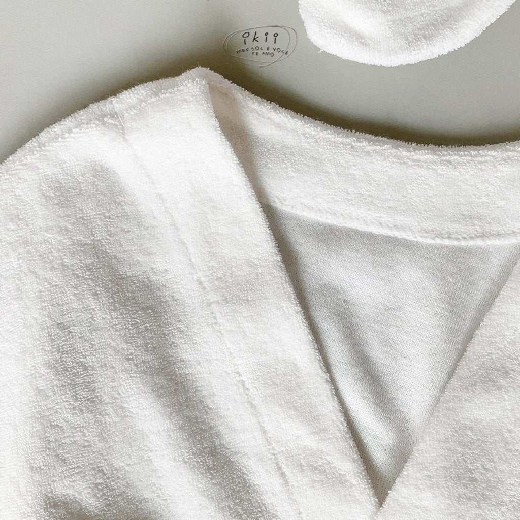 現貨)  Bath Time 竹毛巾浴袍+髮帶套裝